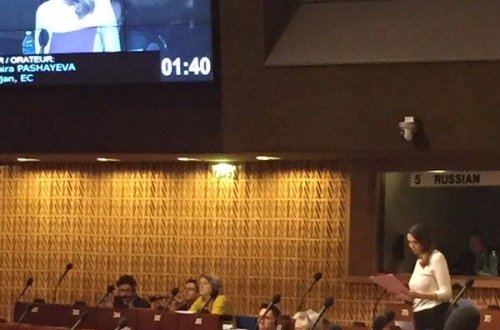 Millət vəkili AŞPA-da səsləndi: 