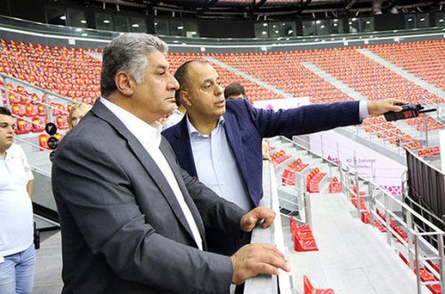 Azad Rəhimov Olimpiadanın keçiriləcəyi məkanı gəzdi