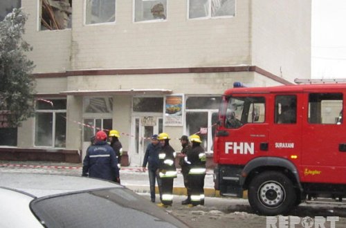 DİN Bakıda univermağın çökməsini