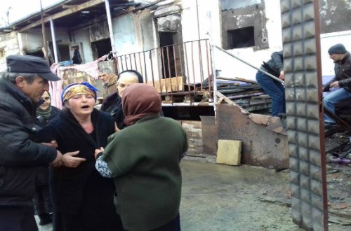 Mingəçevirdə dəhşətli yanğın: