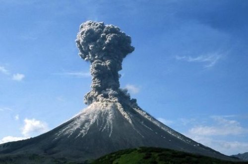 Azərbaycanda vulkan belə püskürdü