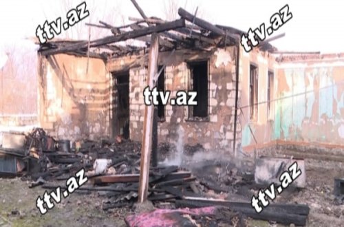 Tovuzda yanğın 80 yaşlı qadının həyatına son qoydu