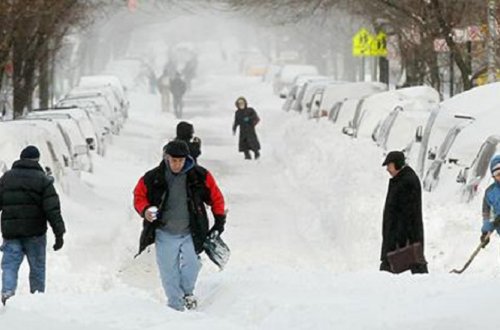 ABŞ-da güclü qar çovğunu