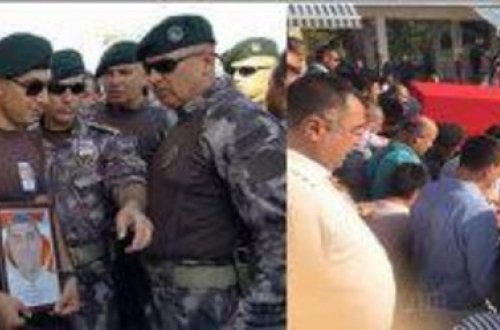 Qiyamçıların bomba zərbəsindən ölən azərbaycanlı polis zabiti dəfn edildi