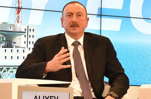 İlham Əliyev aksiyalardan danışdı
