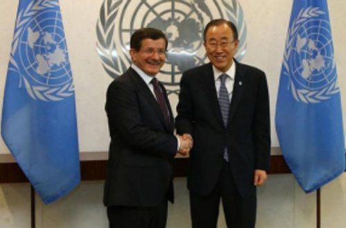 BMT baş katibi Davudoğlu ilə görüşüb