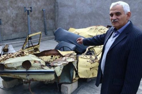 Rus tankının əzdiyi maşından sağ çıxan azərbaycanlı