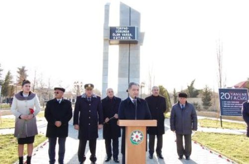 Beyləqanda 20 yanvar faciəsinin 26-cı ildönümü keçirildi
