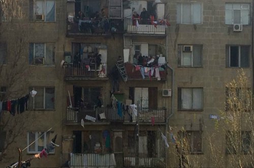 Yaşayış binasında yanğın