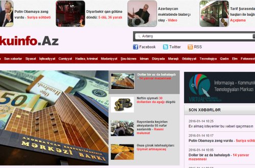 Bakuinfo.az saytının 3 yaşı tamam oldu