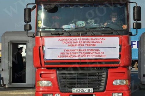 Azərbaycan Tacikistana 800 min manatlıq yardım etdi