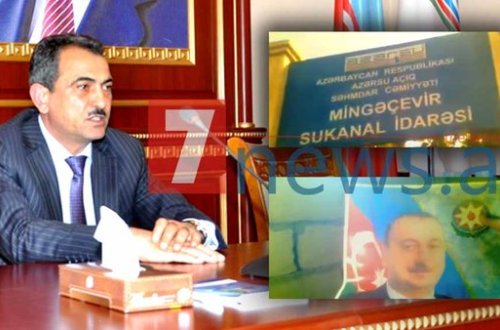 Adı “nurçuluqda” hallanan “AzərSu” şefinin idarəsindən Prezidentə hörmətsizlik