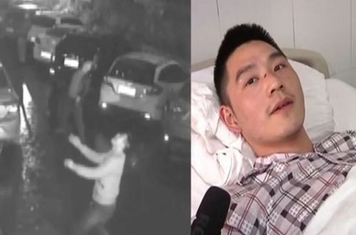 11-ci mərtəbədən yıxılan qadını tutan çinli az qala özü öləcəkdi