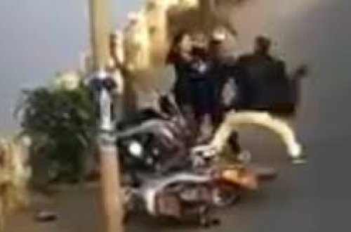 Oğrunu ölənə qədər döydü