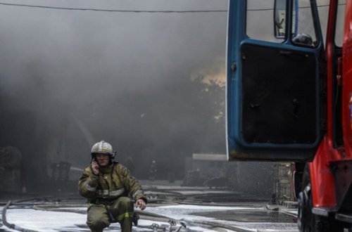 İranın qaz yatağında yanğın