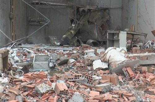 Azərbaycada partlayış baş verən zavoddan ilk görüntülər