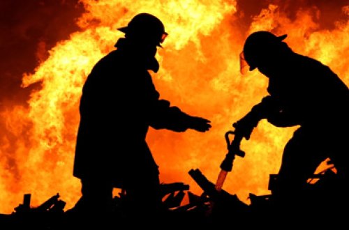 Sabirabadda ev, Şirvanda maşın yanıb