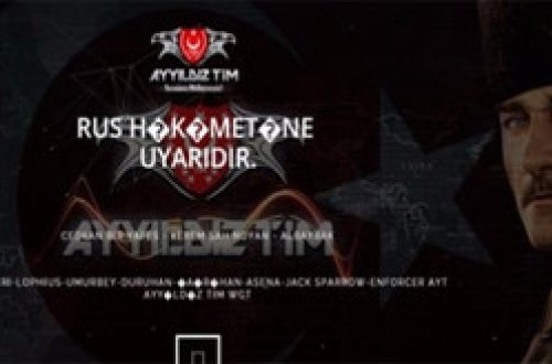 Türkiyənin haker qrupu Rusiyanın 61 saytını dağıdıb