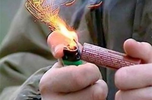 Əlində fişəng partladı, barmağını itirdi