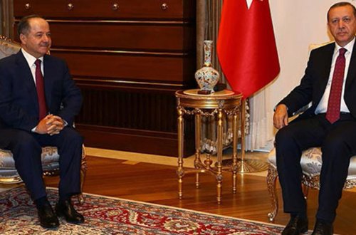 Ərdoğan Bərzani ilə görüşdü