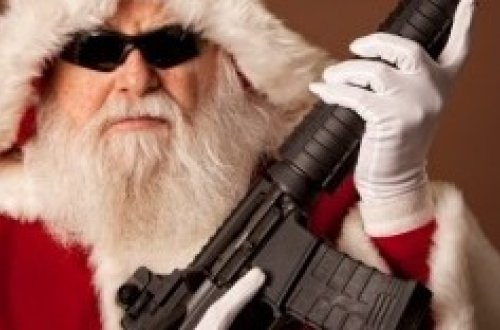 Şaxta baba bu dəfə silahla gəldi