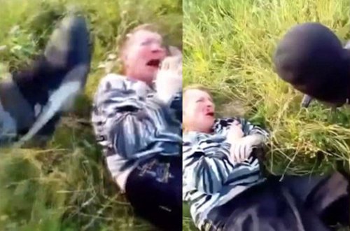 Şok kadrlar: balaca qızları zorlayanı döyüb öldürdülər