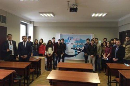 “Aviagənclər” layihəsinin ilk təlimi keçirilib