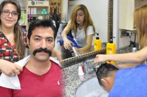 Ölkənin kişiləri bu bərbərxanaya axın etdi