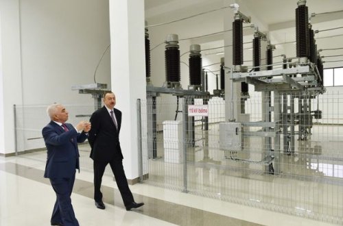 İlham Əliyev bir neçə yarımstansiyanın açılışında iştirak etdi