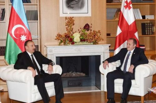 Giorgi Marqvelaşvili İlham Əliyevi təbrik etdi