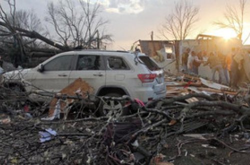 ABŞ-da qasırğa nəticəsində 6 nəfər ölüb, 40 nəfər xəsarət alıb