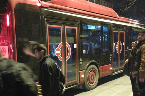 Bakıda 4 avtobus bir-birinə çırpıldı