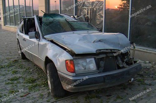 Qəza törədib polisə yalan məlumat verdi