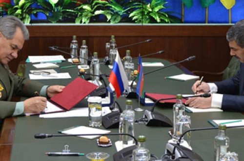 Azərbaycan və Rusiya hərbi sahədə əməkdaşlıq planını imzaladılar