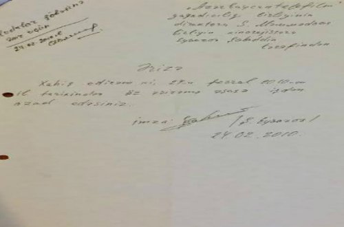 «Azərbaycantelefilm» Yaradıcılıq Birliyinin kollektivi öz keçmiş həmkarına etiraz edir