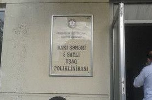 Uşaq poliklinikasında yanğın