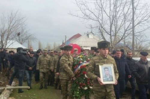 Şəhid əsgərimiz dəfn edildi