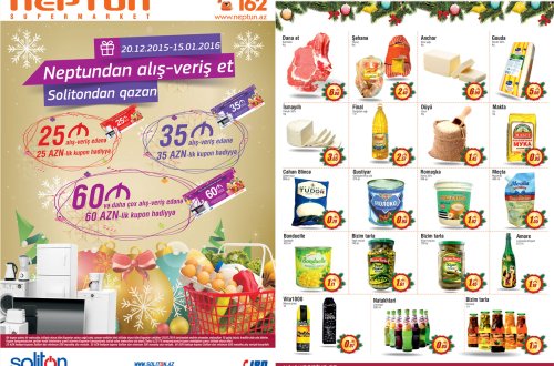 “Neptun” supermarketlər şəbəkəsindən