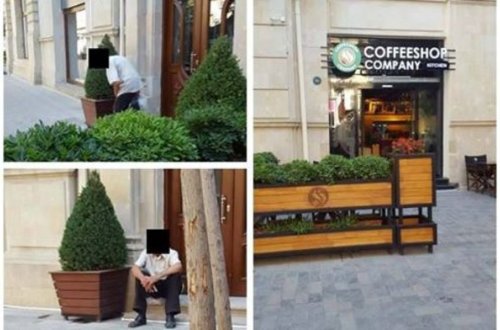 Geyiminə görə müştərisini qovan “Cofeeshop” indi də onun videosunu yaydı