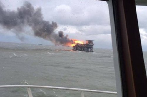 “Günəşli”də yanğın davam edir