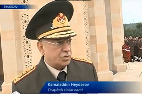 Kəmaləddin Heydərovdan yanğınla bağlı