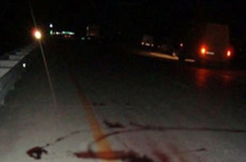 Yük maşını piyadanı vurub öldürdü