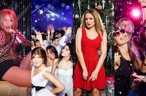 Restoranların od püskürən yeni il şousu