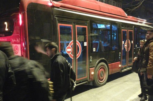 “Baku Bus” avtobusu qəza törədib