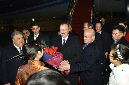 İlham Əliyev Çində