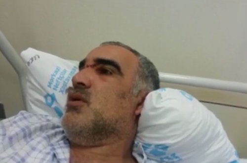 Sınmış qayıq parçasına yapışıb qurtulan neftçi