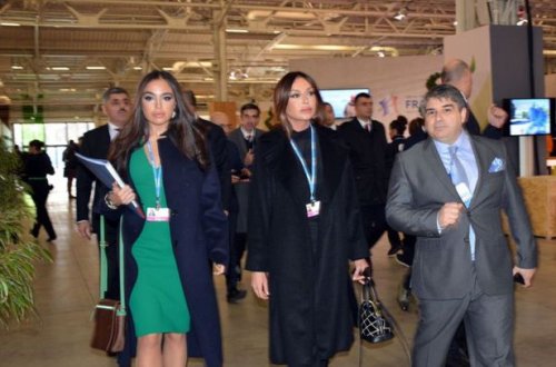 Mehriban Əliyeva və Leyla Əliyeva İqlim Dəyişikliyi üzrə Konfransda