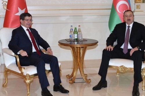 İlham Əliyev - Davudoğlu görüşü