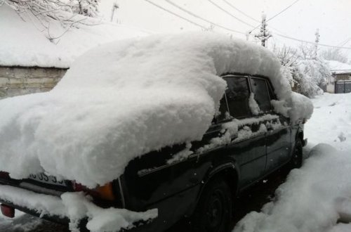 Azərbaycana 60 sm qar yağdı