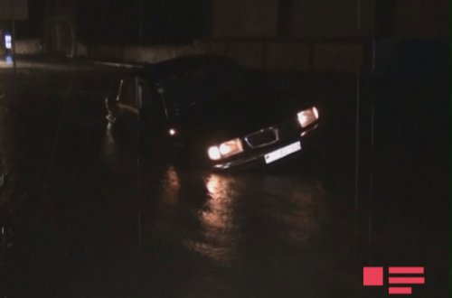 Güclü yağış Lənkəranda yenidən fəsadlar törədib